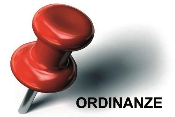 Ordinanze - 2021/2022