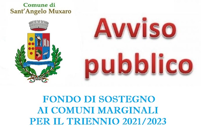 FONDO COMUNI MARGINALI, ANNUALITÀ 2022 - AVVISO PUBBLICO