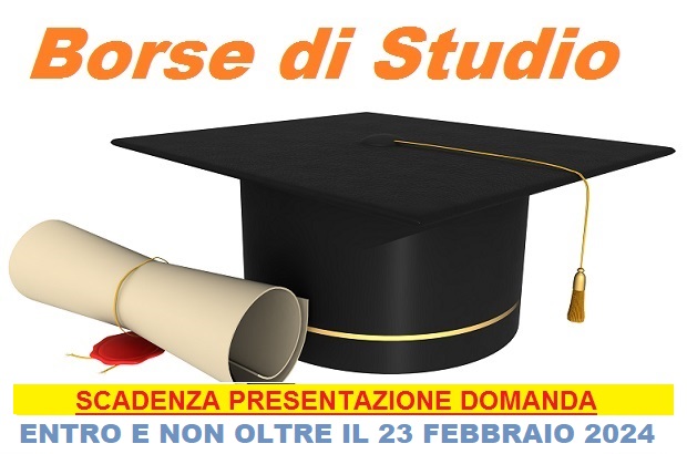 EROGAZIONE BORSE DI STUDIO ANNO SCOLASTICO 2023/2024