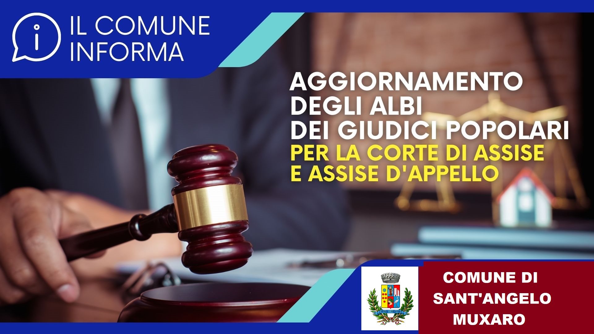 AGGIORNAMENTO DEGLI ALBI DEI GIUDICI POPOLARI PER LE CORTI D'ASSISE E PER LE CORTI D'ASSISE DI APPELLO