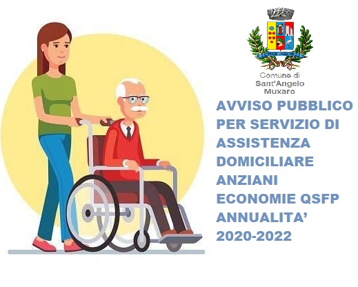 AVVISO PUBBLICO PER SERVIZIO DI ASSISTENZA DOMICILIARE ANZIANI